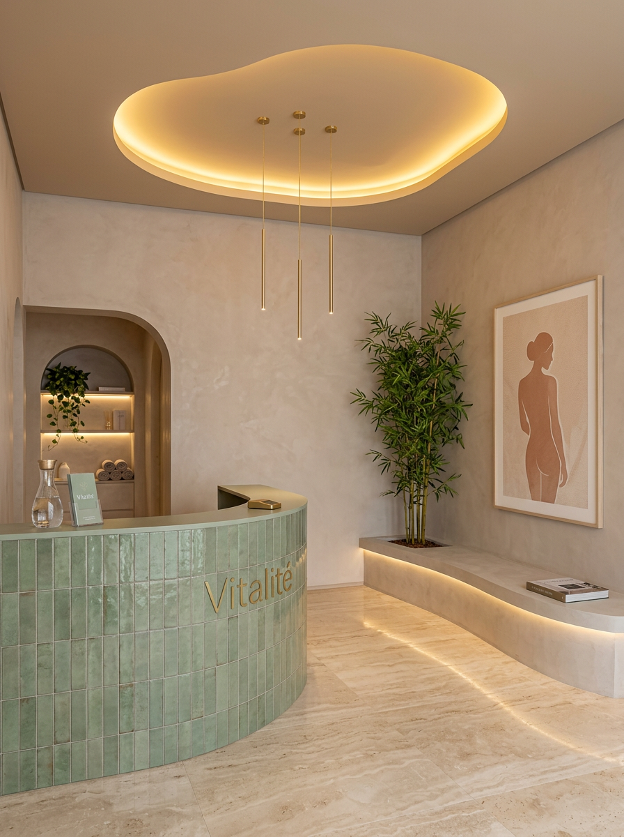 Ambiente acolhedor da clínica Vitalité